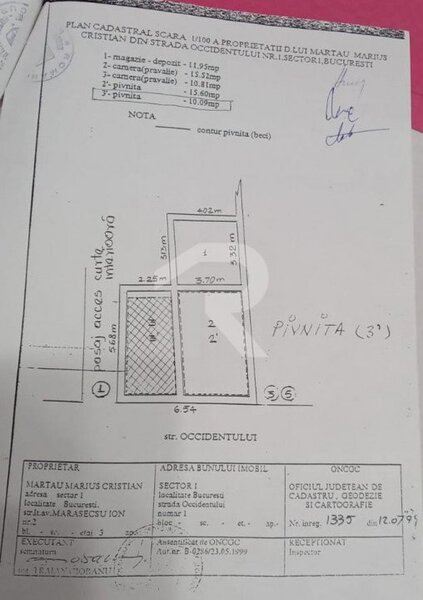 Piata Victoriei - Buzesti, str. Occidentului, Spatiu comercial de vanzare